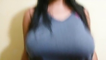 Voluptuous Babe With Big Natural Breasts Bounces And Shakes Her Ass