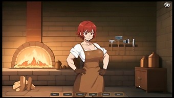 Un Jeu Hentai Présente Une Rencontre Lesbienne Chaude Avec Un Garçon Manqué Excité.